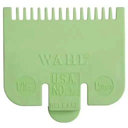 WAHL No.1/2 Attachment Comb 1.5mm Cut Lime Green 1/16"