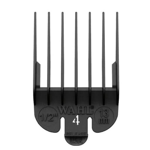 WAHL No.4 1/2" Black Attachment Comb 13mm Cut