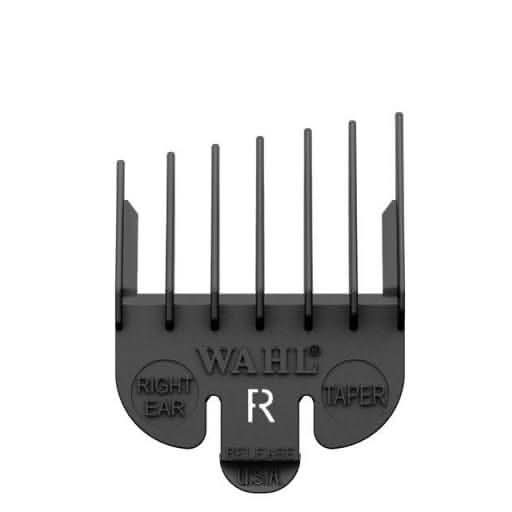WAHL Right Ear Taper Attachment Comb Black