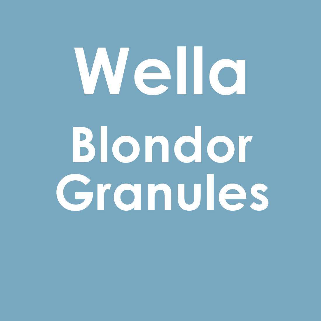 Wella Blondor Multi-Blonde Lightening Granules 500g - Hairdressing Supplies