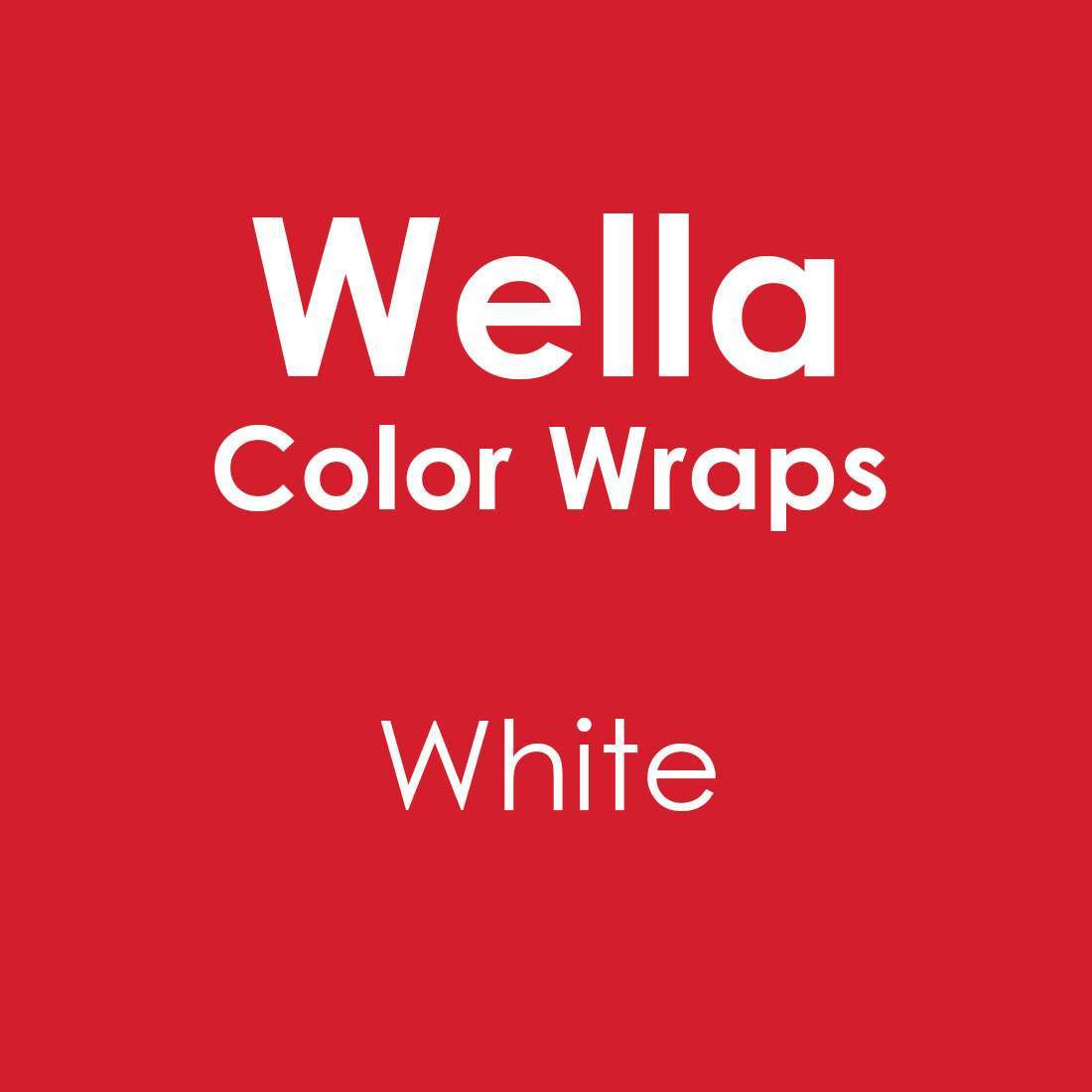 Wella Color Wraps White Sheets - Hairdressing Supplies