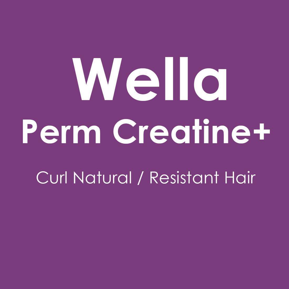 Wella Creatine+ Curl Perm Solution for Natural to Resistant Hair