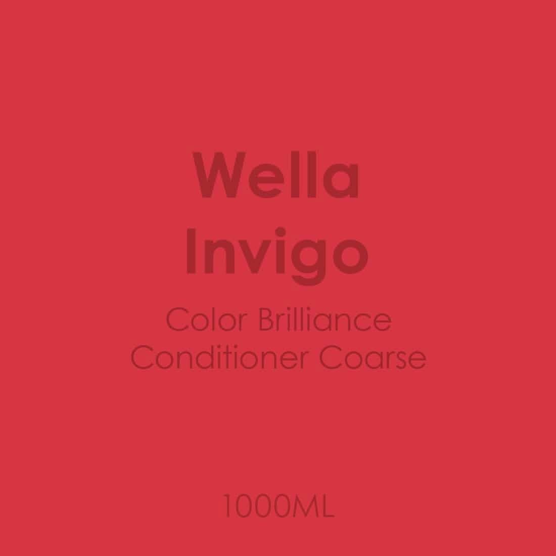 Wella Invigo Color Brilliance Conditioner Coarse 1000ML