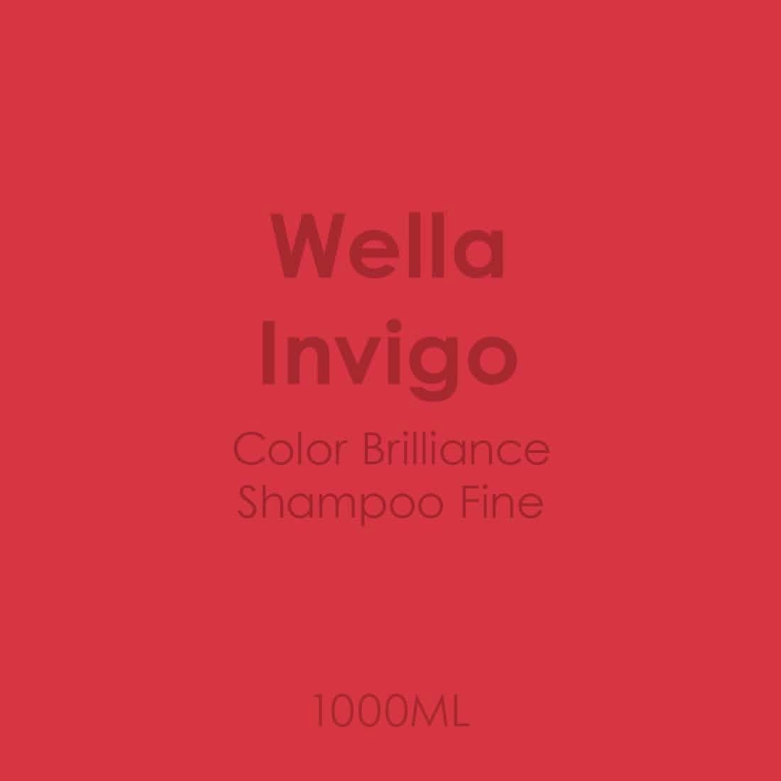 Wella Invigo Color Brilliance Shampoo Fine 1000ML