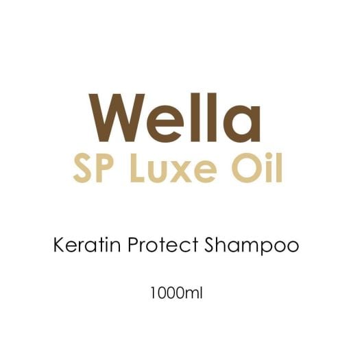 Wella Sp Luxe Oil Keratin Protect Shampoo 1000ml - Hairdressing Supplies