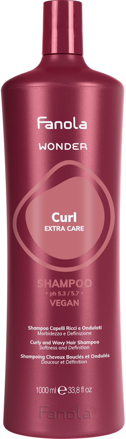 Fanola Wonder Curl Curly Hair Shampoo Softness And Definition 1000ml