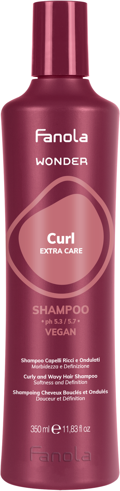 Fanola Wonder Curl Curly Hair Shampoo Softness And Definition 350ml