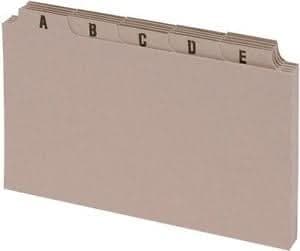 Agenda A-Z Index Cards
