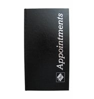 Agenda Appointment Book 3 Assistant Black - Hairdressing Supplies