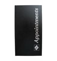 Agenda Appointment Book 3 Assistant Black