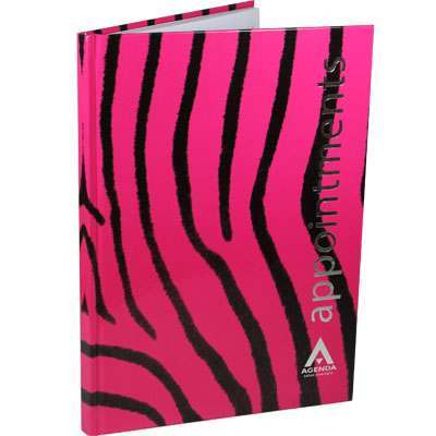 Agenda Appointment Book 6 Assistant Zebra - Hairdressing Supplies