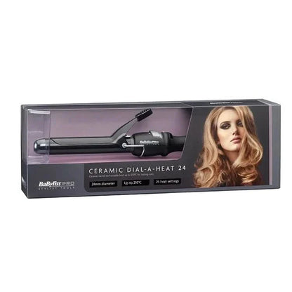 BaByliss Pro Ceramic Dial-A-Heat Tong 24mm