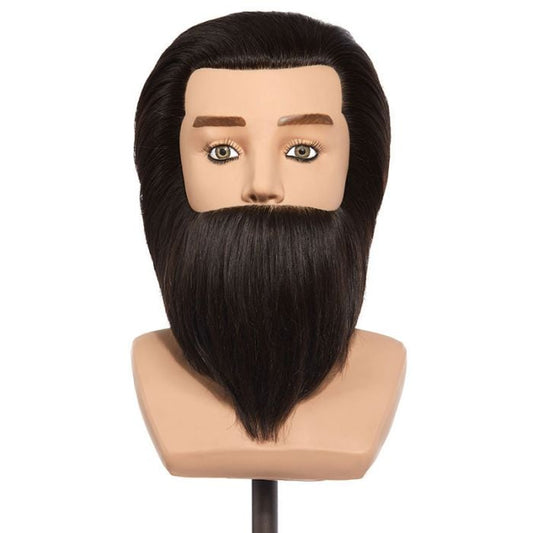 Barber Training Head With Beard - Hairdressing Supplies