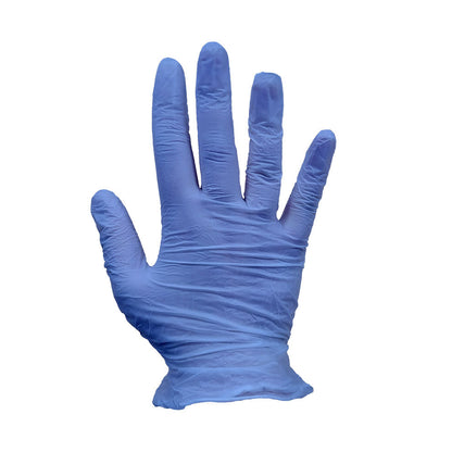 Nitrile Blue Powder Free Gloves x100