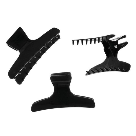 Denman Hair Dividers Large - 12 Pack - Hairdressing Supplies