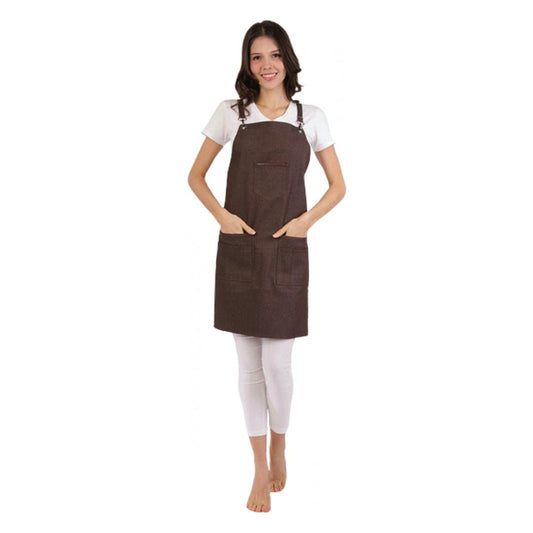 DMI Barber Apron Rustic Brown - Hairdressing Supplies