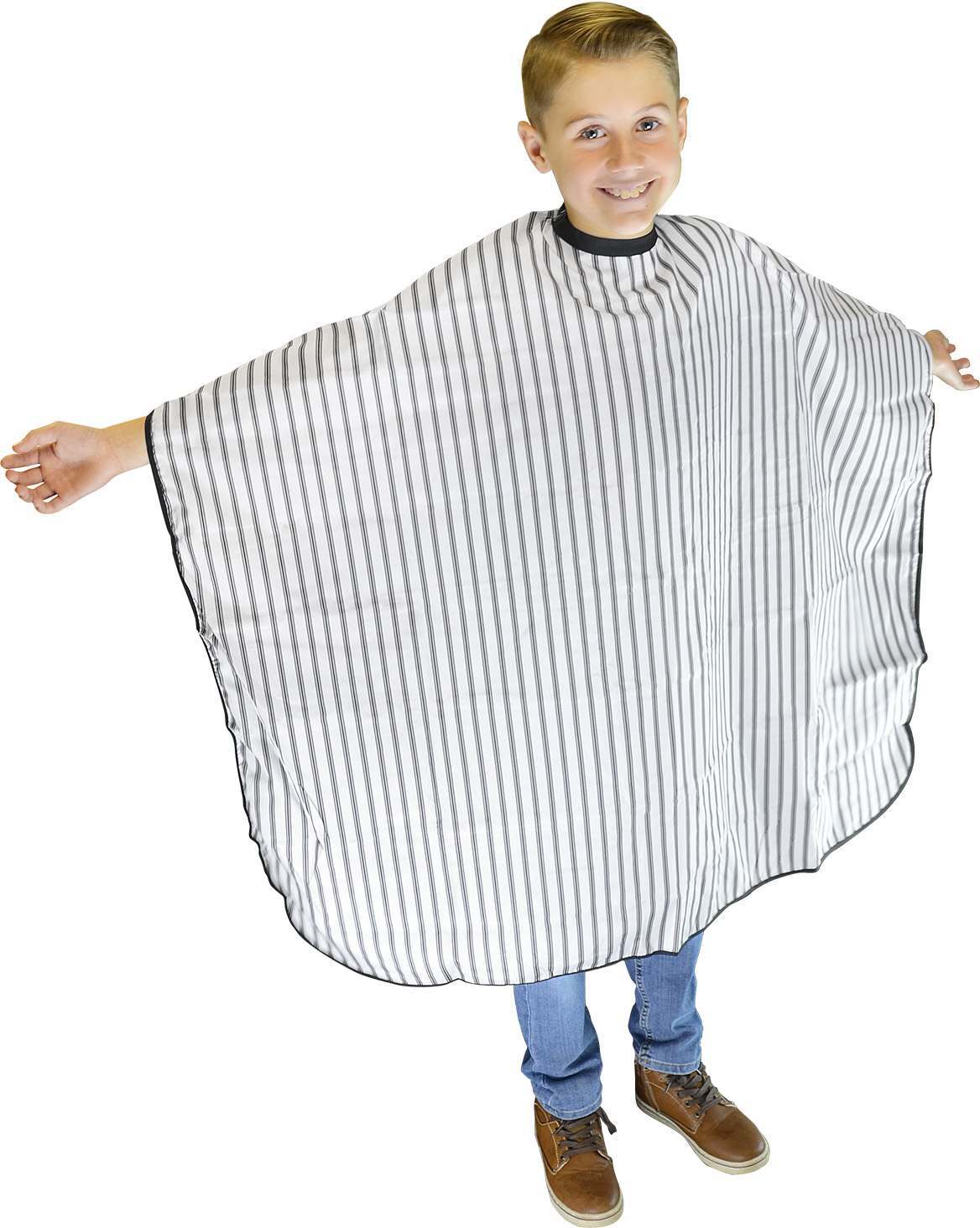 DMI Kids Vintage Barber Cape - White - Hairdressing Supplies