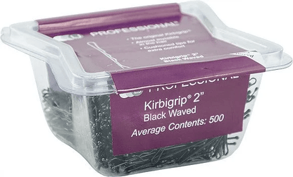 DMI LJ Professional 2" Kirbigrip Waved Grips x500 - Black - Hairdressing Supplies