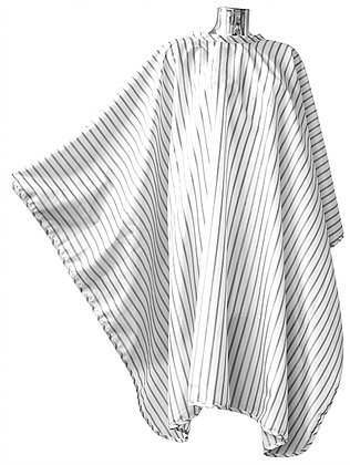 DMI Vintage Barber Cape - White - Hairdressing Supplies