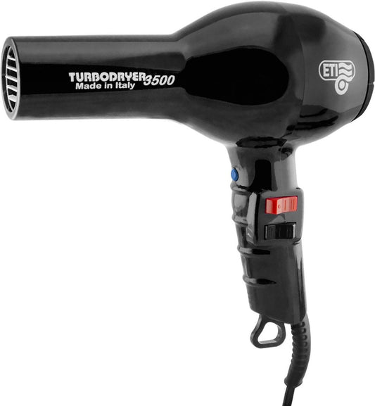 ETI Turbo Dryer 3500 Barbershop Edition - Black - Hairdressing Supplies