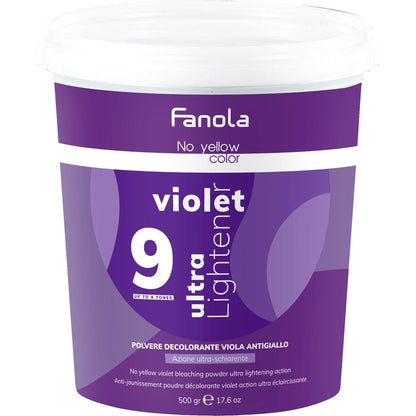 Fanola Color No Yellow 9 Tone Bleaching Powder - 500g