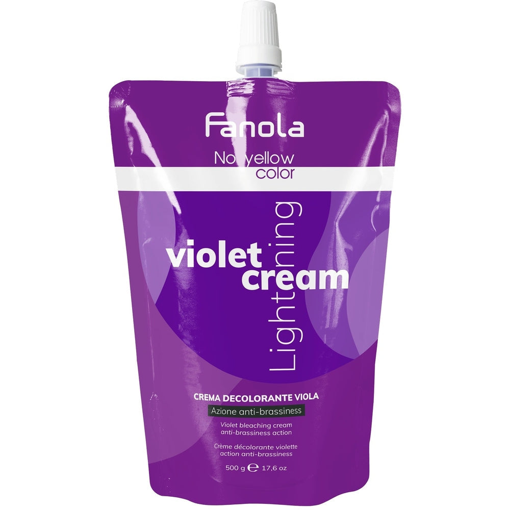 Fanola Color No Yellow Violet Bleaching Cream - 500g