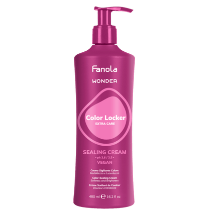 Fanola Wonder Color Locker Sealing Cream 480ml - Hairdressing Supplies