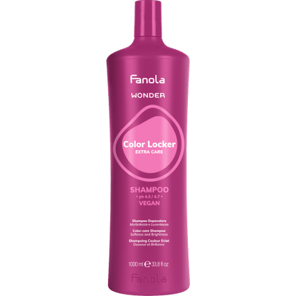 Fanola Wonder Color Locker Shampoo 1000ml - Hairdressing Supplies