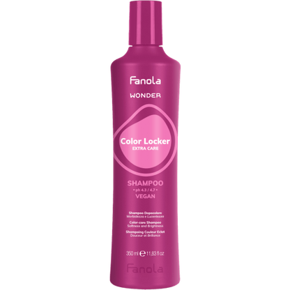 Fanola Wonder Color Locker Shampoo 350ml - Hairdressing Supplies