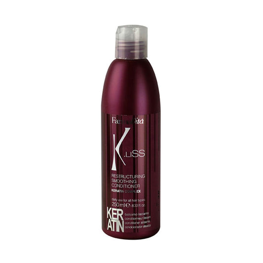 FarmaVita K.Liss Restructuring Smoothing Conditioner 250ml - Hairdressing Supplies