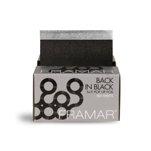 Framar 5x11 Pop Up Back In Black (500ct) - Hairdressing Supplies