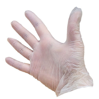 Vinyl Clear Powder Free Gloves x100