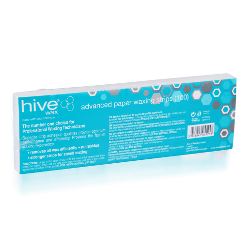 Hive Advanced Paper Waxing Strips pack of 100 - Hairdressing Supplies