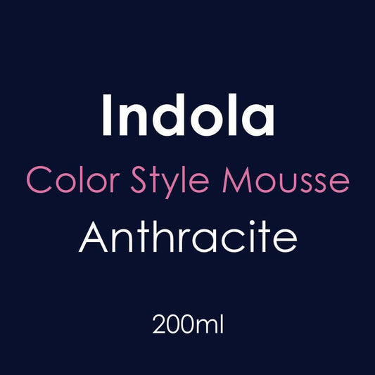 Indola Color Style Mousse - Anthracite 200ml - Hairdressing Supplies