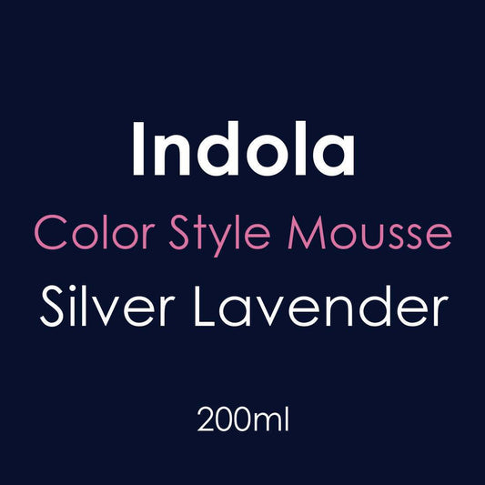 Indola Color Style Mousse - Silver Lavender 200ml - Hairdressing Supplies