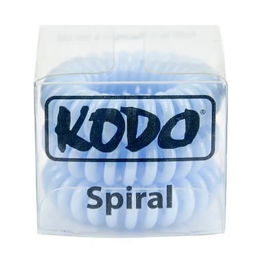 Kodo Baby Blue Spiral Hair Bobbles