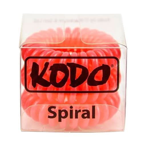 Kodo Red Spiral Hair Bobbles