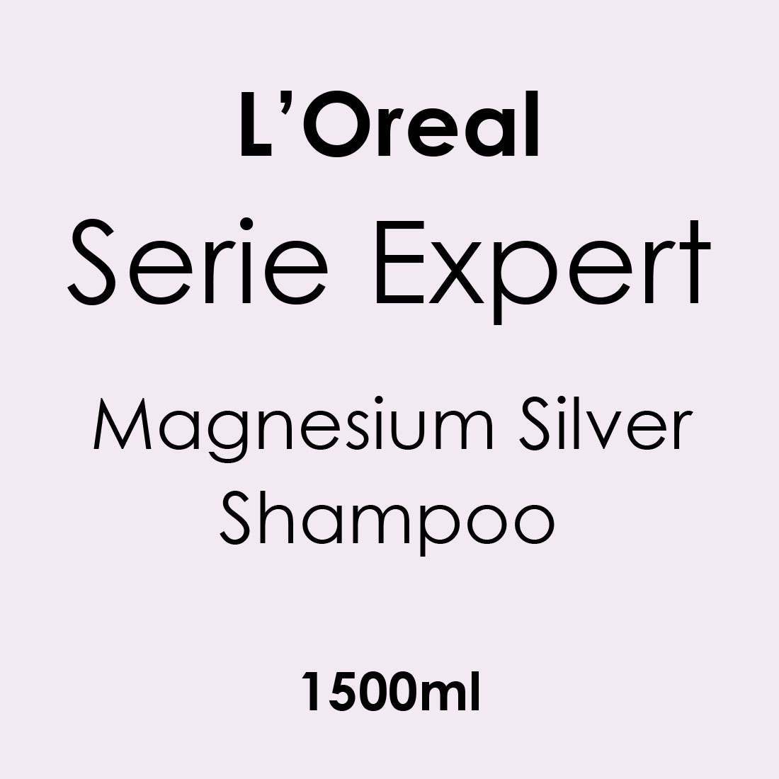L'Oreal Professionnel Serie Expert Silver Shampoo 1500ml - Hairdressing Supplies