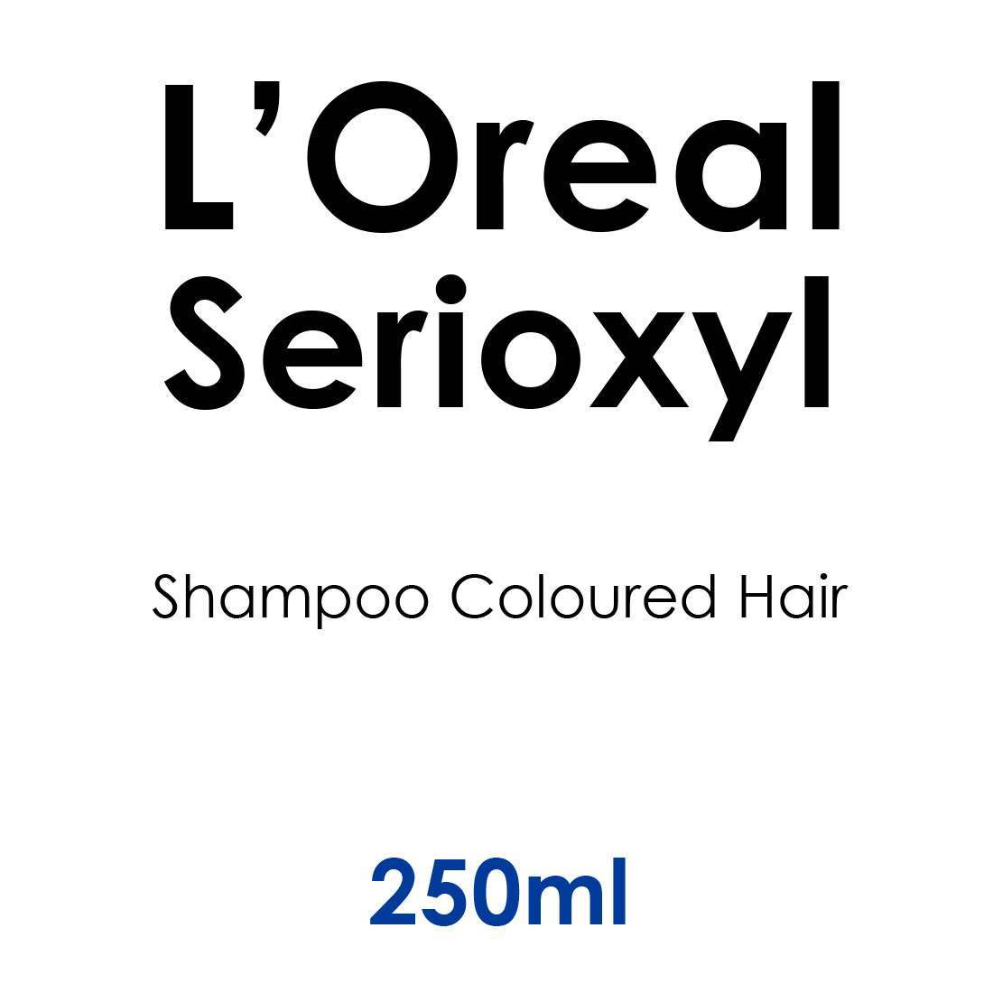 L'Oreal Professionnel Serioxyl Shampoo Coloured Hair 250ml - Hairdressing Supplies