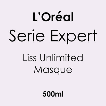 L'Oreal Serie Expert Liss Unlimited Shampoo 500ml - Hairdressing Supplies