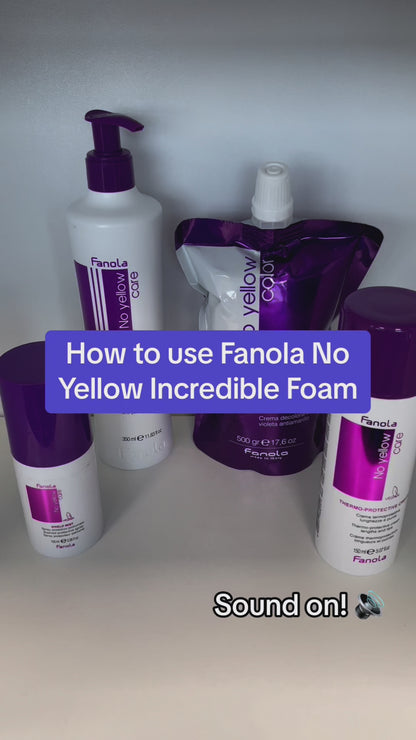 Fanola No Yellow Incredible Foam 250ml