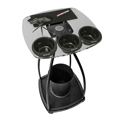 Procare Write & Wipe Hair Trolley Black - Hairdressing Supplies