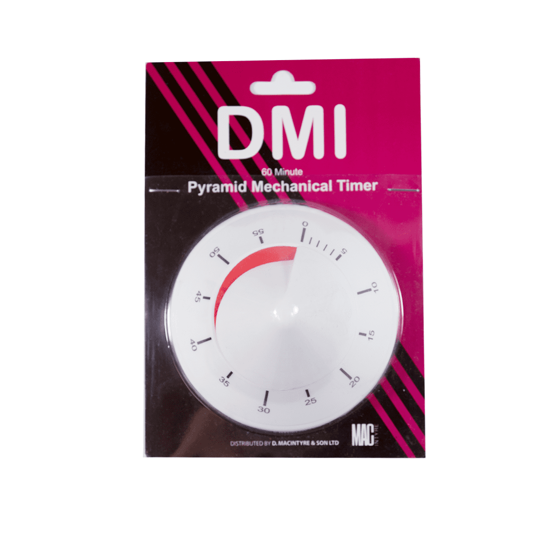 Pyramid Mechanical Timer - White - Hairdressing Supplies
