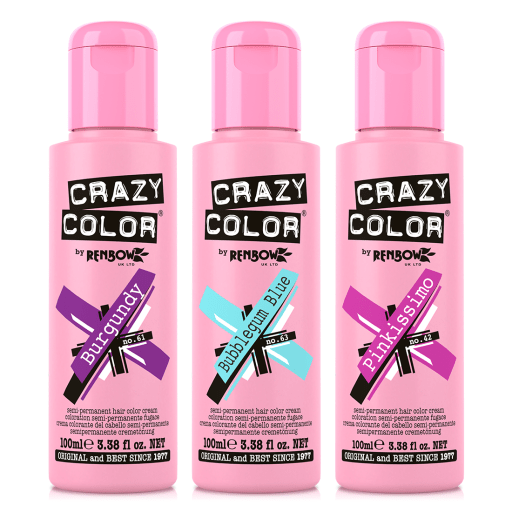Renbow Crazy Color Semi Permanent Hair Colour 100ml - Hairdressing Supplies