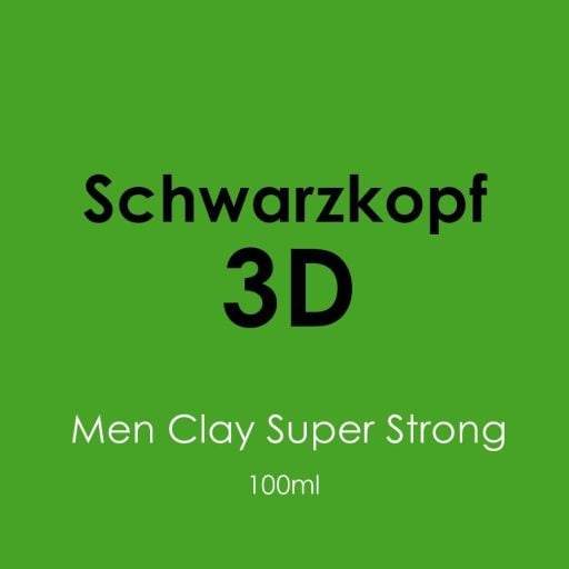 Schwarzkopf [3D] Men Texture Clay 100ml - Hairdressing Supplies