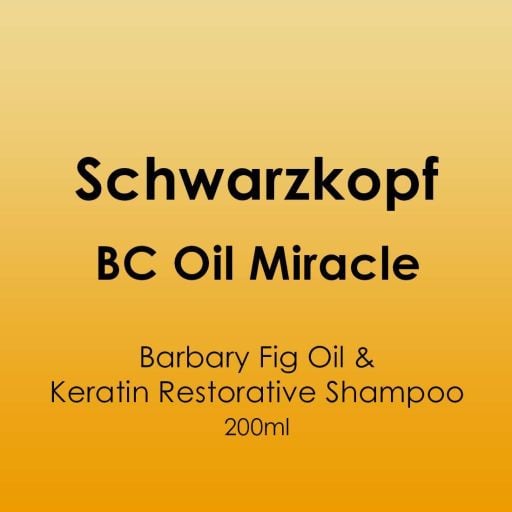 Schwarzkopf BC Oil Miracle Barbary Fig Oil Shampoo 200ml - Hairdressing Supplies