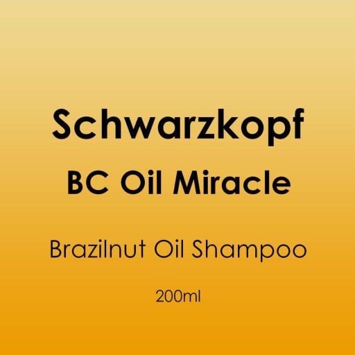 Schwarzkopf BC Oil Miracle Brazilnut Oil-in Shampoo 200ml - Hairdressing Supplies