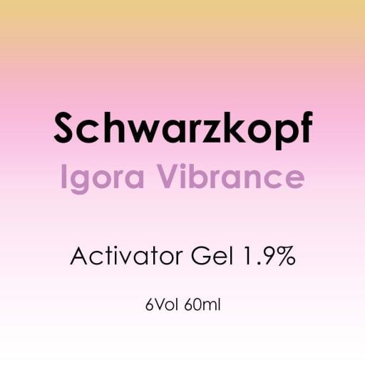 Schwarzkopf Igora Vibrance 1.9% 6 Vol. Activator Gel 60ml - Hairdressing Supplies