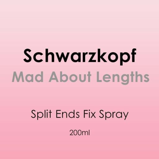 Schwarzkopf Mad About Lengths Split Ends Fix Spray 200ml - Hairdressing Supplies