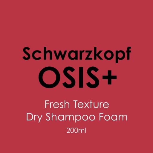 Schwarzkopf Osis+ Fresh Texture - Dry Shampoo Foam 200ml - Hairdressing Supplies